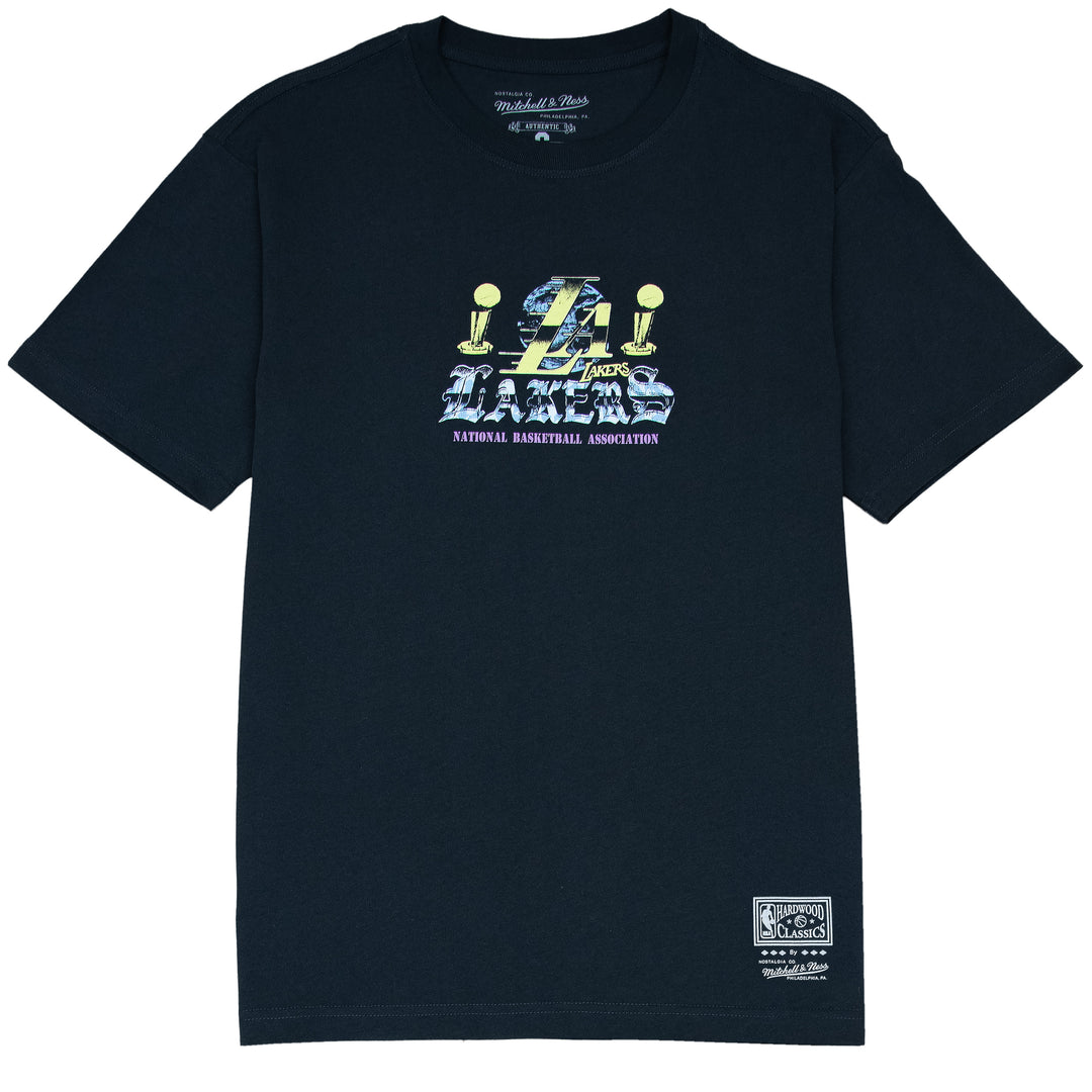 Los Angeles Lakers NBA LA Champ Tee Mitchell &amp; Ness Black