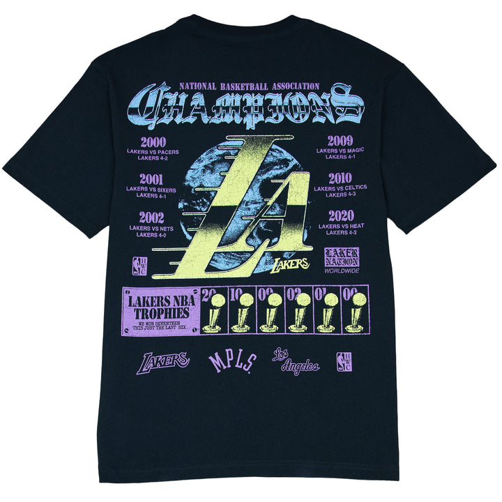 Los Angeles Lakers NBA LA Champ Tee Mitchell &amp; Ness Black