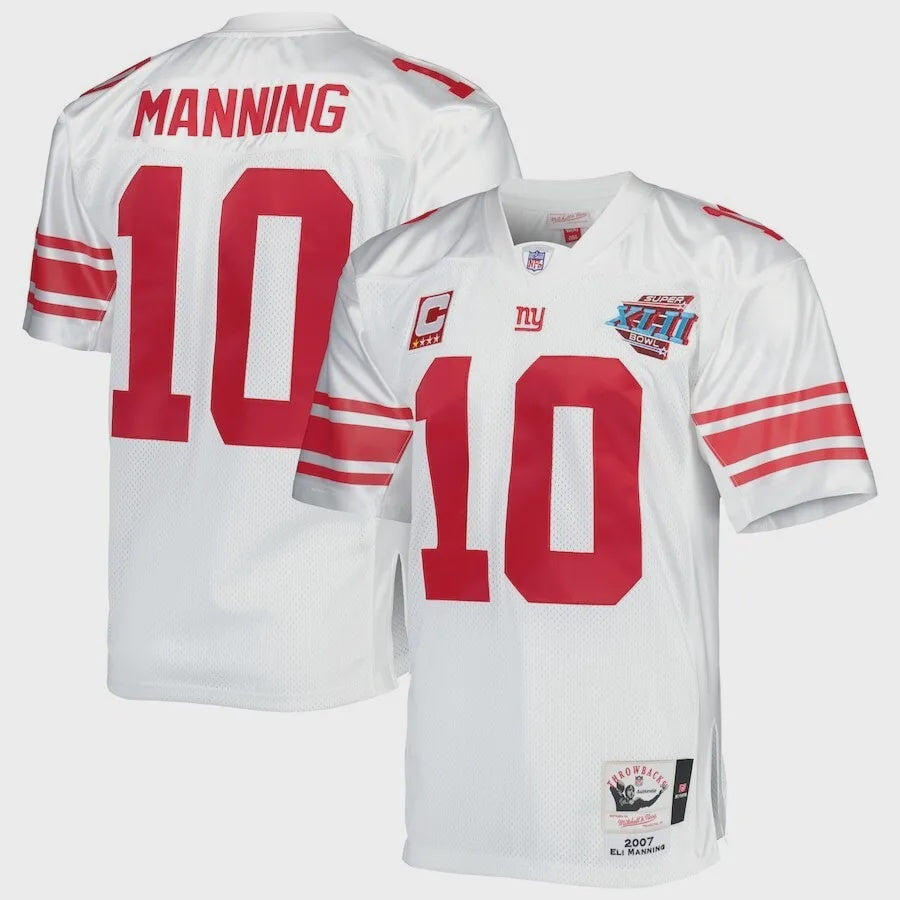 Mitchell &amp; Ness - NFL Authentic Throwback Jersey - New York Giants - Eli Manning - 2007 Super Bowl XLII