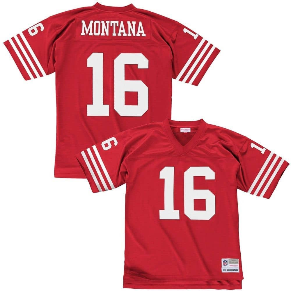 Joe Montana San Francisco 49ers Home NFL Legacy Jersey Mitchell &amp; Ness