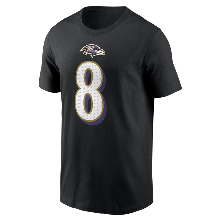 Nike - NFL Name &amp; Number Tee - Baltimore Ravens - Lamar Jackson