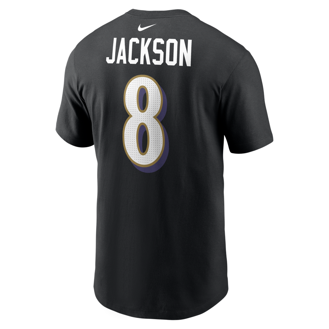 Nike - NFL Name &amp; Number Tee - Baltimore Ravens - Lamar Jackson