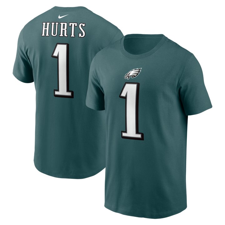 Nike - NFL Name &amp; Number Tee - Philadelphia Eagles - Jalen Hurts