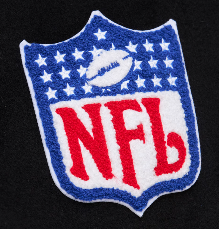 Oakland Raiders Black Out Varsity Jacket Mitchell &amp; Ness