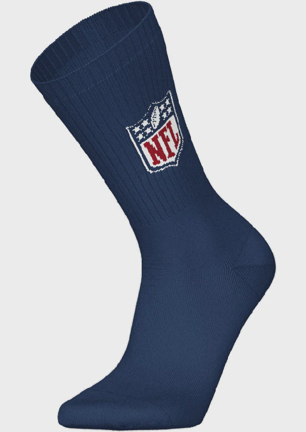 Barefoot - NFL Socks - NFL Red/White/Blue - 3 Pairs Crew Socks