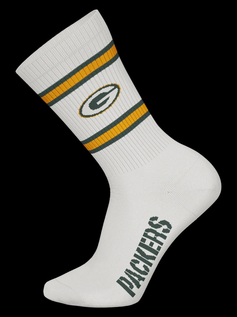 Barefoot - NFL Socks - NFL Green Bay Packers - 3 Pack Crew Socks