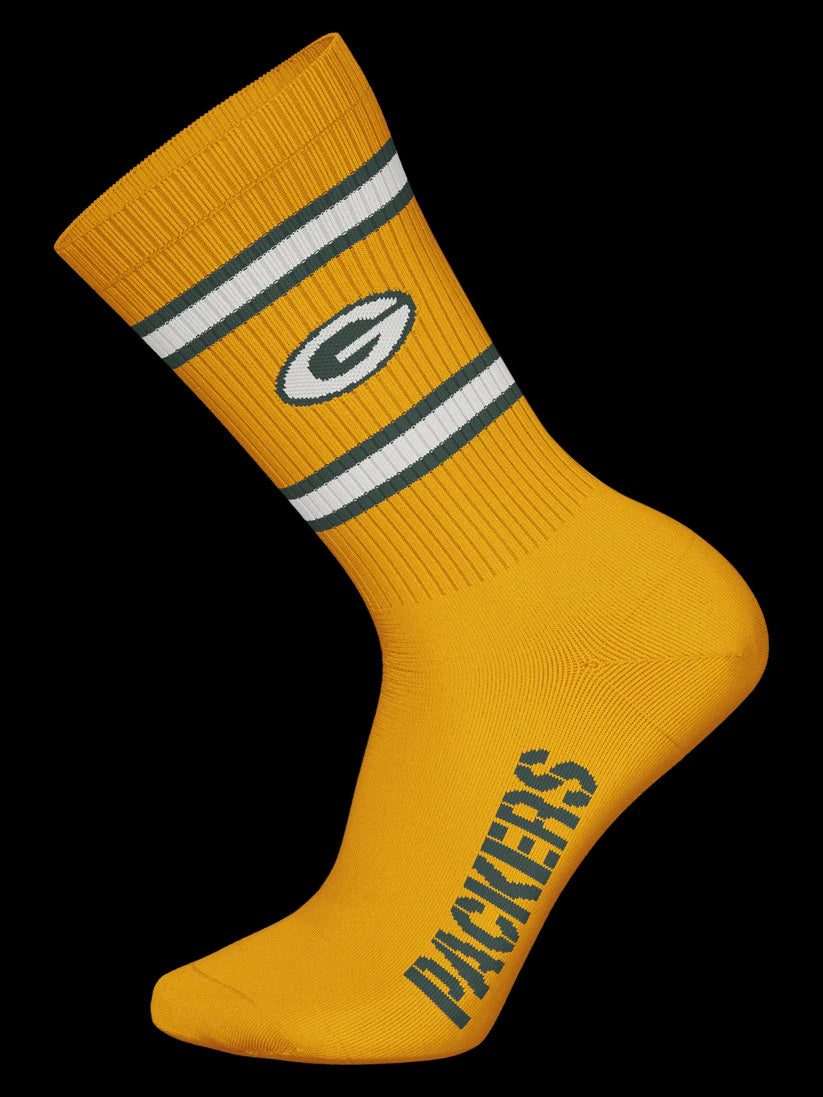 Barefoot - NFL Socks - NFL Green Bay Packers - 3 Pack Crew Socks