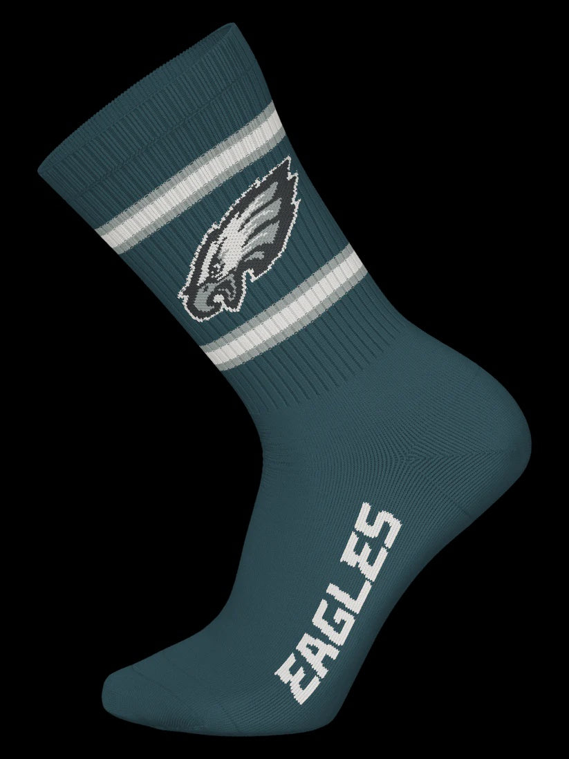 Barefoot - NFL Socks - NFL Philadelphia Eagles - 3 Pack Crew Socks
