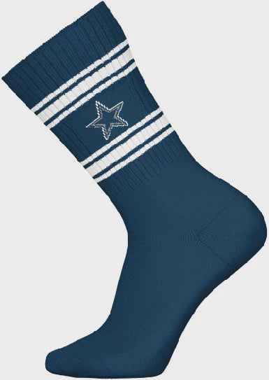 Barefoot - NFL Socks - NFL Dallas Cowboys - 3 Pairs Crew Socks