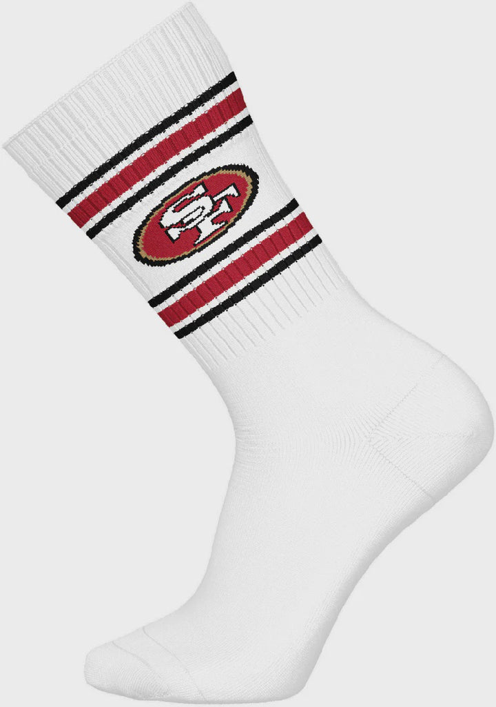 Barefoot - NFL Socks - NFL San Francisco 49ers - 3 Pairs Crew Socks