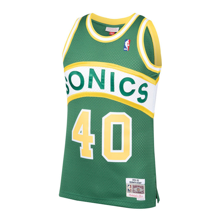 Mitchell &amp; Ness - NBA Swingman Jersey - Seattle SuperSonics - Shawn Kemp - 1994-1995
