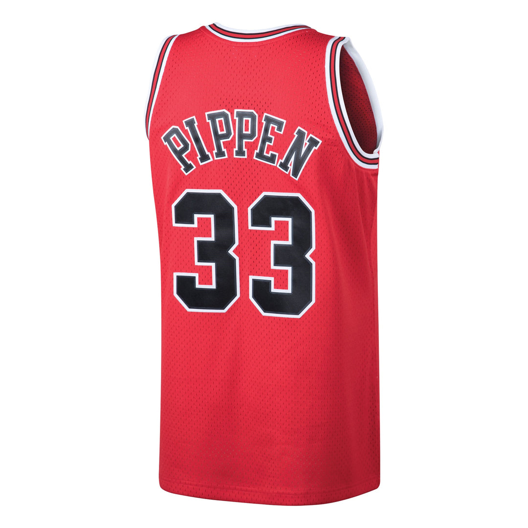 Scottie Pippen Chicago Bulls 1997-1998 Home NBA Swingman Jersey Mitchell &amp; Ness Red