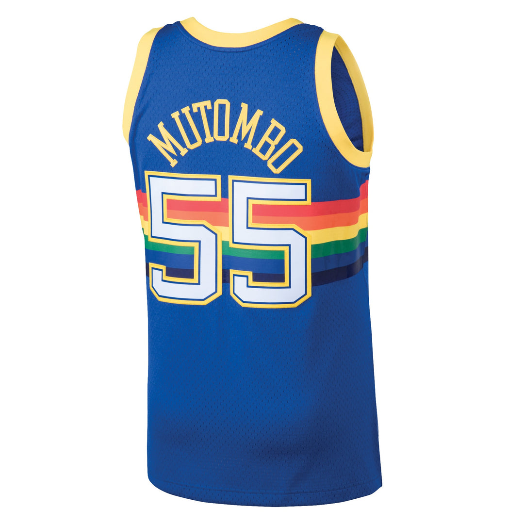 Dikembe Mutombo Denver Nuggets 1991-1992 NBA Swingman Jersey Mitchell &amp; Ness