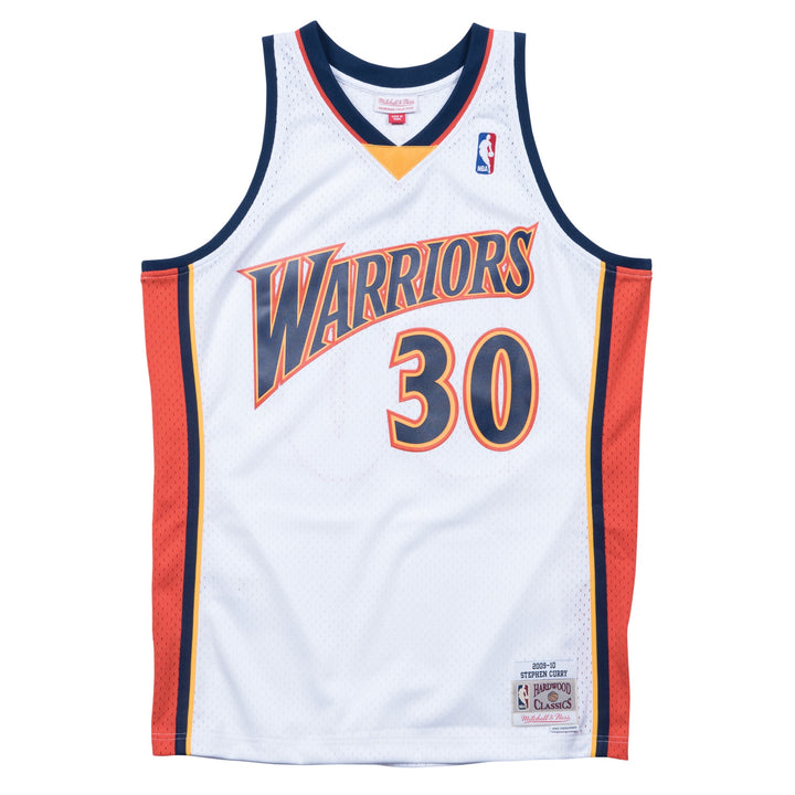 Stephen Curry Golden State Warriors 2009-2010 White NBA Swingman Jersey Mitchell &amp; Ness