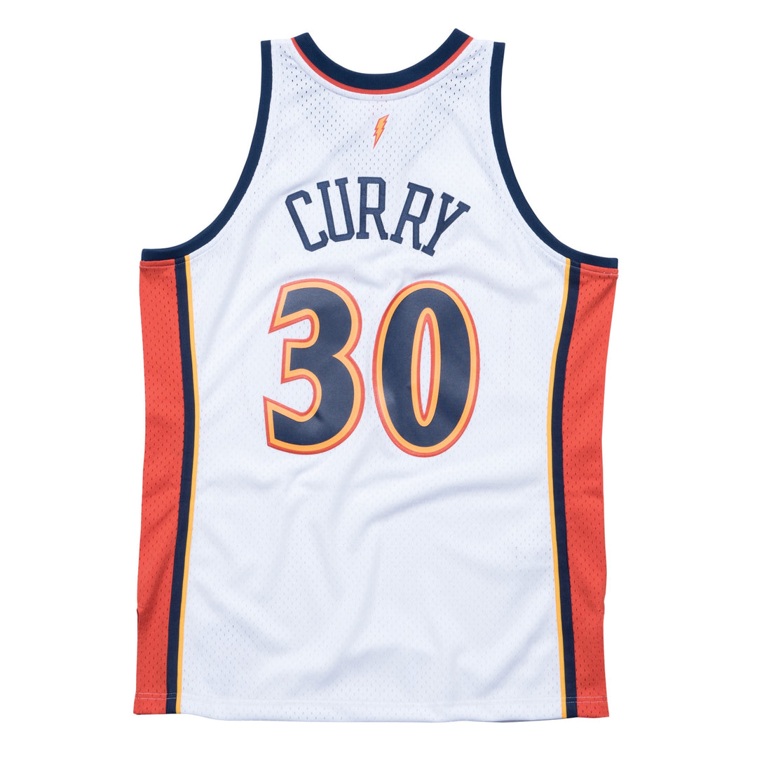 Stephen Curry Golden State Warriors 2009-2010 White NBA Swingman Jersey Mitchell &amp; Ness