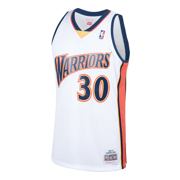 Stephen Curry Golden State Warriors 2009-2010 White NBA Swingman Jersey Mitchell &amp; Ness