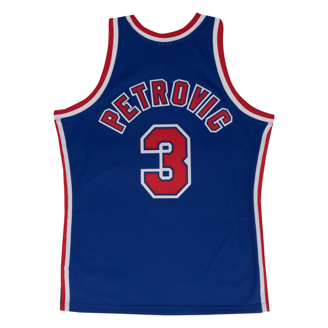 Mitchell &amp; Ness - NBA Swingman Jersey - New Jersey Nets - Drazen Petrovic - 1992-1993 - Blue