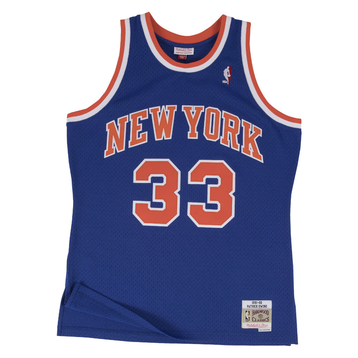 Patrick Ewing New York Knicks 1991-1992 Home NBA Swingman Jersey Mitchell &amp; Ness
