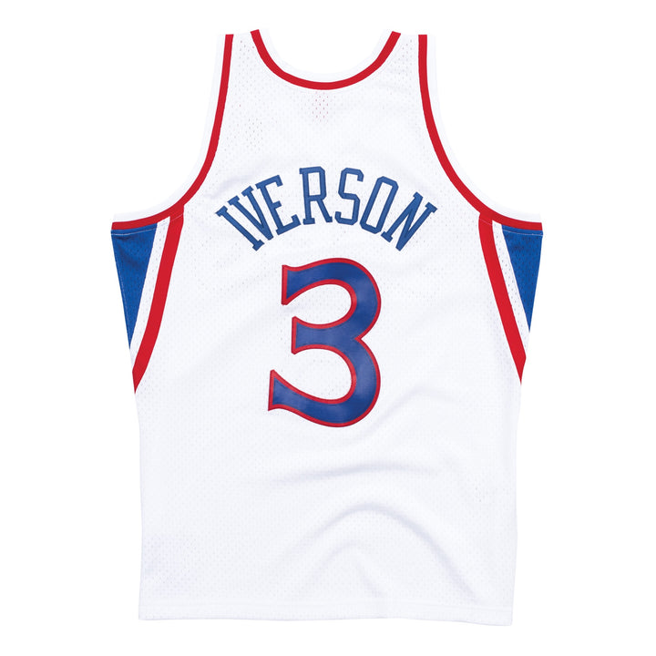 Allen Iverson Philadelphia 76ers 1996-1997 Home NBA Swingman Jersey Mitchell &amp; Ness