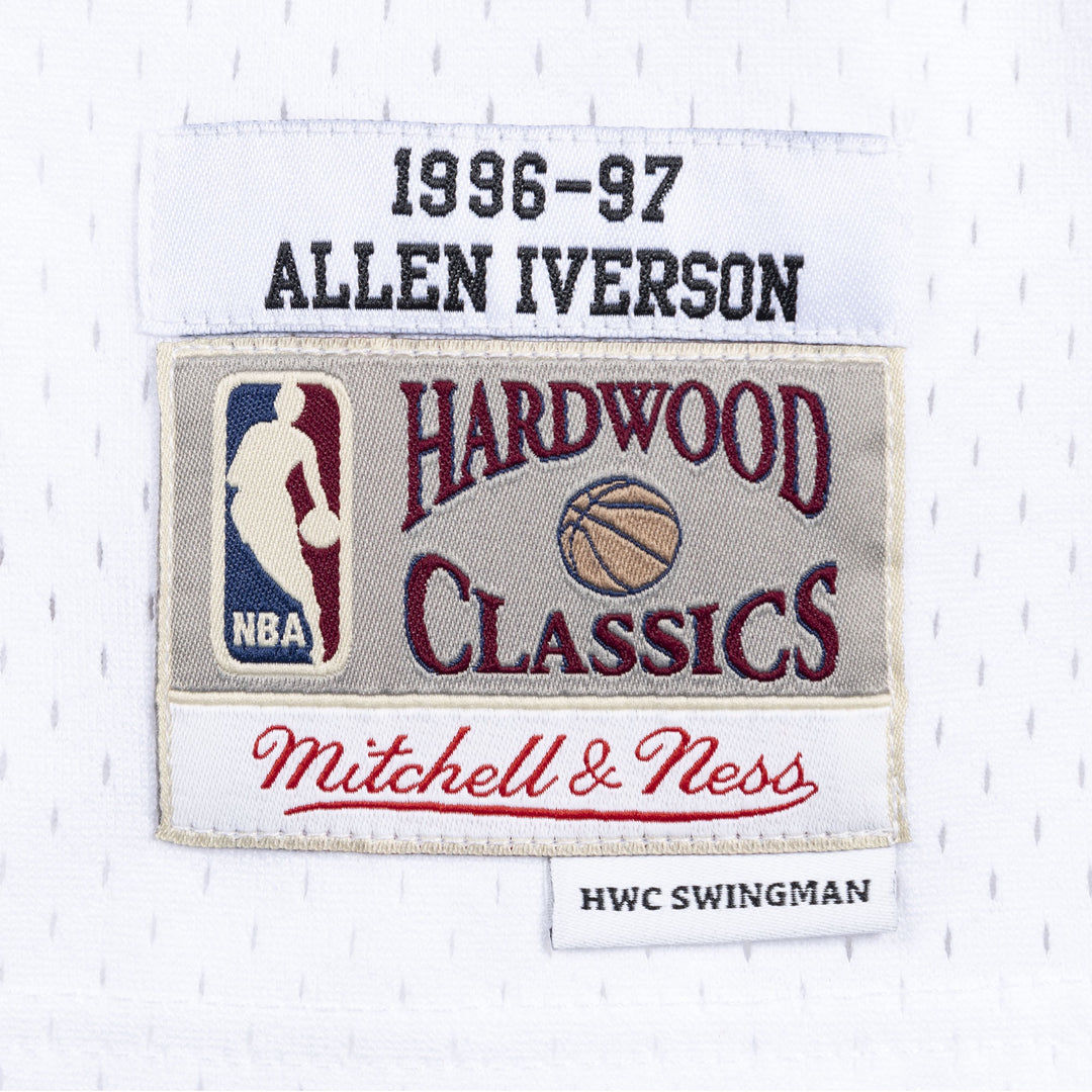Allen Iverson Philadelphia 76ers 1996-1997 Home NBA Swingman Jersey Mitchell &amp; Ness