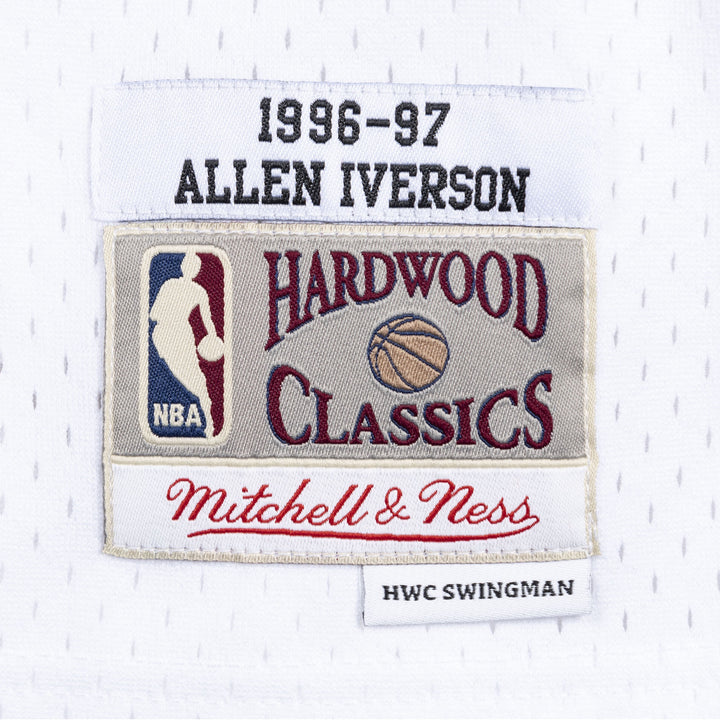 Allen Iverson Philadelphia 76ers 1996-1997 Home NBA Swingman Jersey Mitchell &amp; Ness