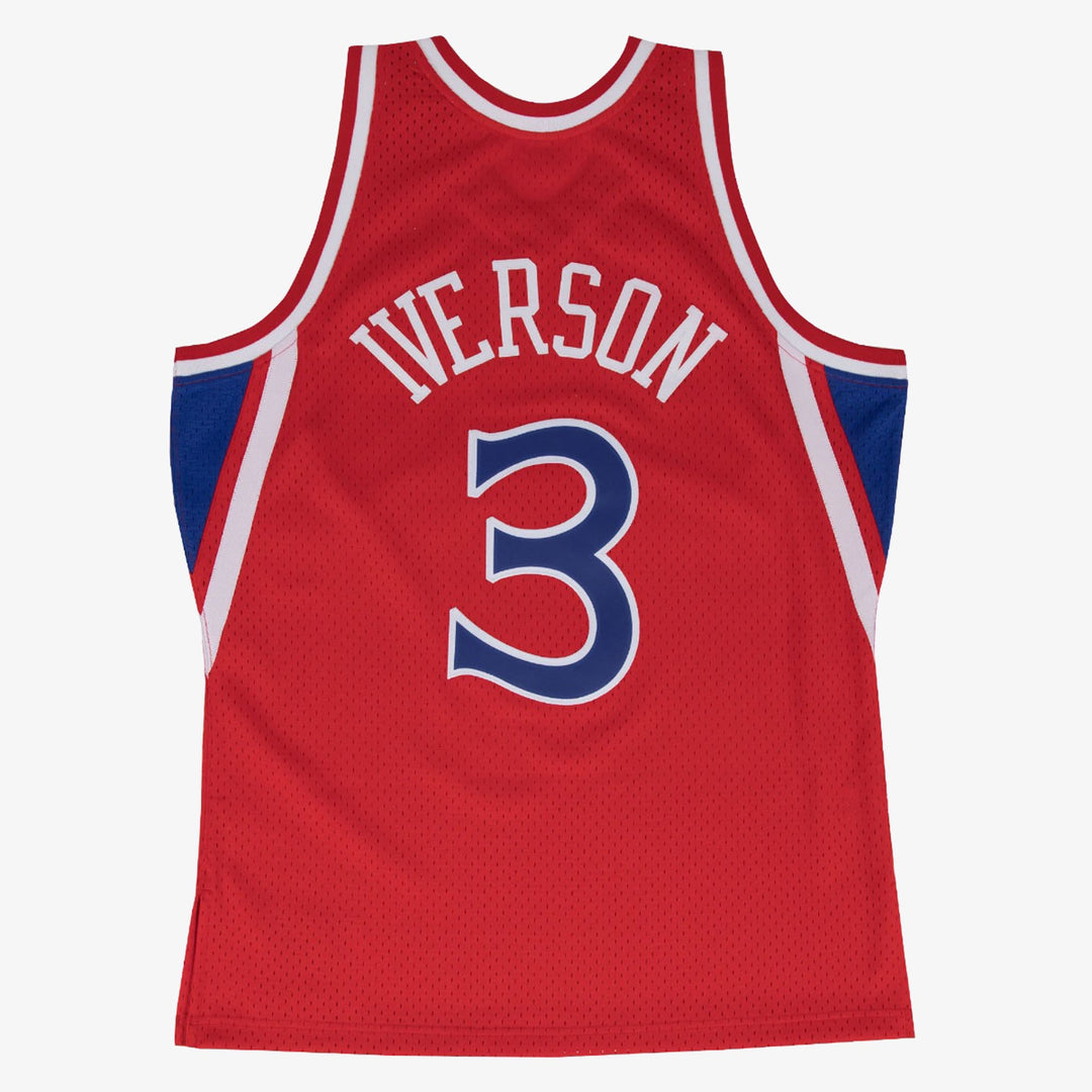 Allen Iverson Philadelphia 76ers 1996-1997 Alternate NBA Swingman Jersey Mitchell &amp; Ness