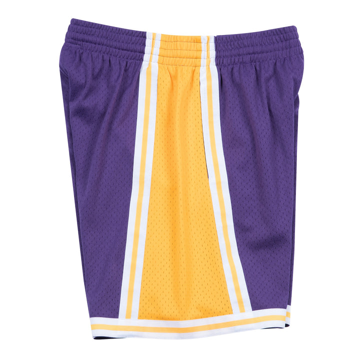 Los Angeles Lakers 1984-1985 NBA Swingman Shorts Mitchell &amp; Ness Purple