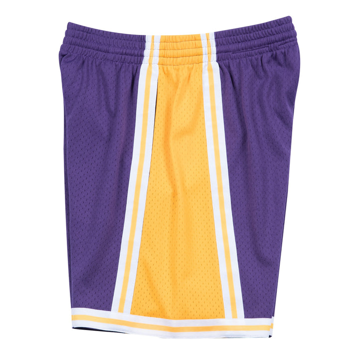 Los Angeles Lakers 1984-1985 NBA Swingman Shorts Mitchell &amp; Ness Purple
