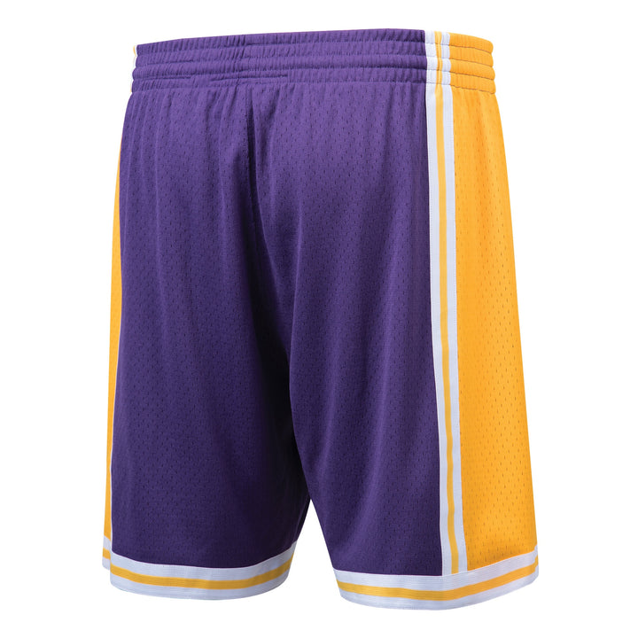 Los Angeles Lakers 1984-1985 NBA Swingman Shorts Mitchell &amp; Ness Purple