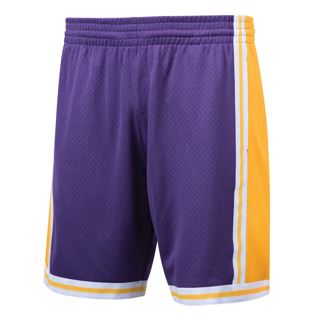 Los Angeles Lakers 1984-1985 NBA Swingman Shorts Mitchell &amp; Ness Purple