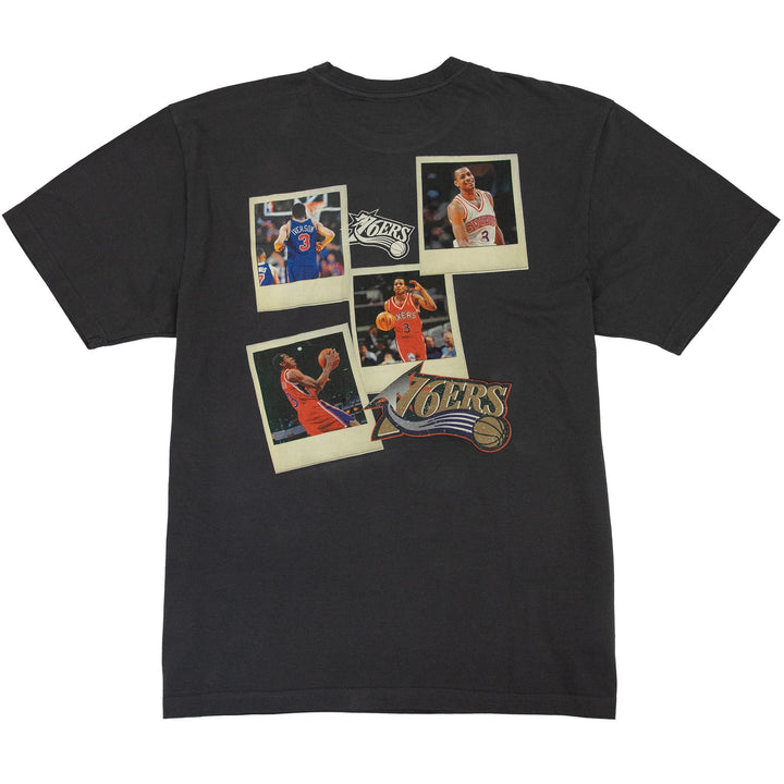 Allen Iverson Philadelphia 76ers NBA Player Retro Photo Tee Mitchell &amp; Ness