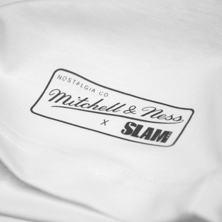 Jason Williams Sacramento Kings NBA Gradient Slam Tee Mitchell &amp; Ness White