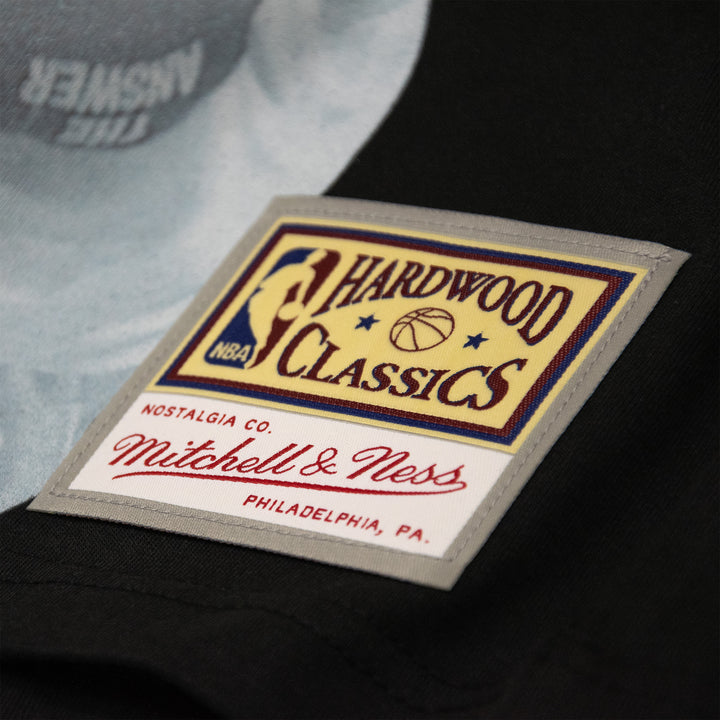 Allen Iverson Philadelphia 76ers NBA Player Tee Mitchell &amp; Ness Black