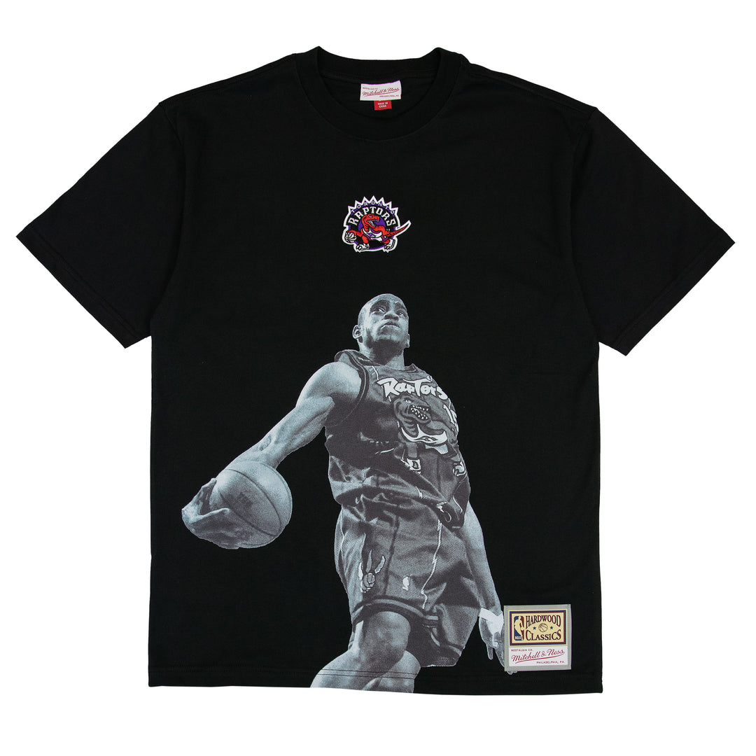 Vince Carter Toronto Raptors NBA Player Tee Mitchell &amp; Ness Black