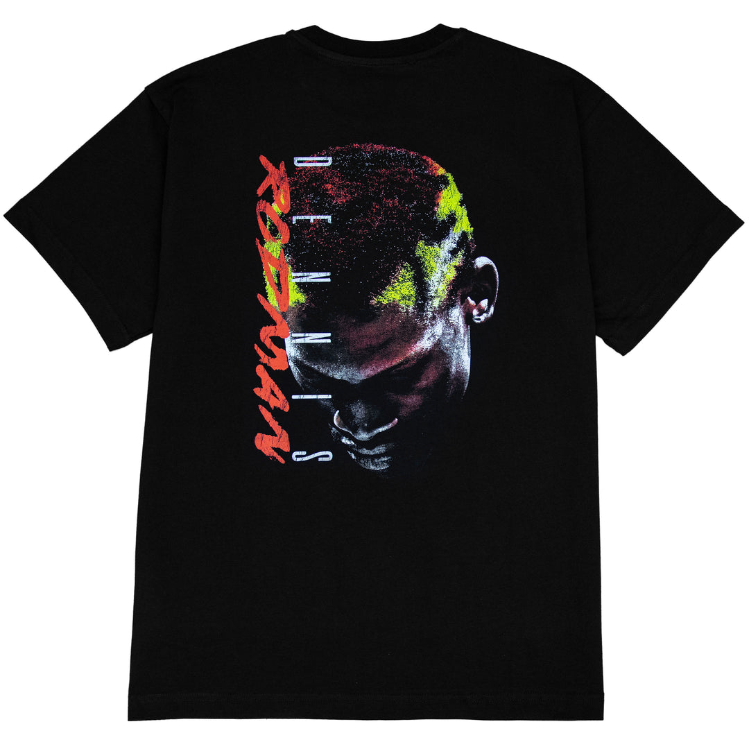 Chicago Bulls Dennis Rodman NBA Face Boxy Tee Mitchell &amp; Ness Black