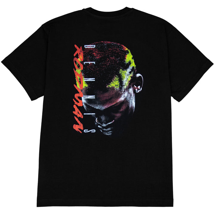 Chicago Bulls Dennis Rodman NBA Face Boxy Tee Mitchell &amp; Ness Black