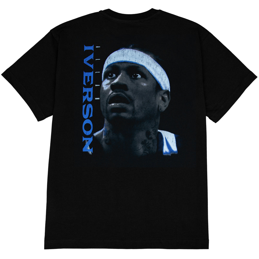 Philadelphia 76ers Allen Iverson NBA Face Boxy Tee Mitchell &amp; Ness Black