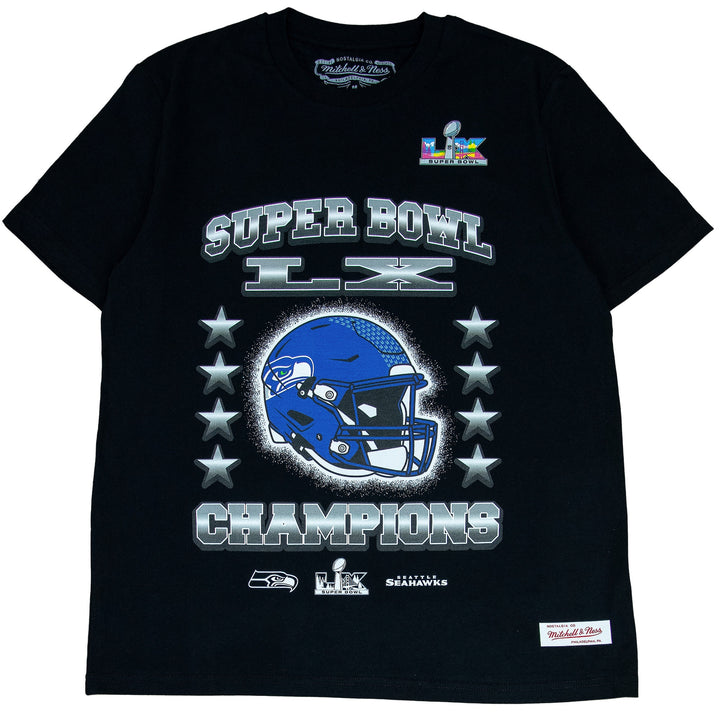 Seattle Seahawks Superbowl Champions Tee Mitchell &amp; Ness