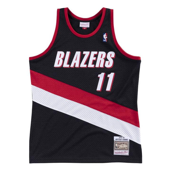 Mitchell &amp; Ness - NBA Swingman Jersey - Portland Trail Blazers - Arvydas Sabonis - 1999-2000