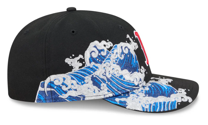 Boston Redsox MLB Waves 59FIFTY Fitted New Era Black/White