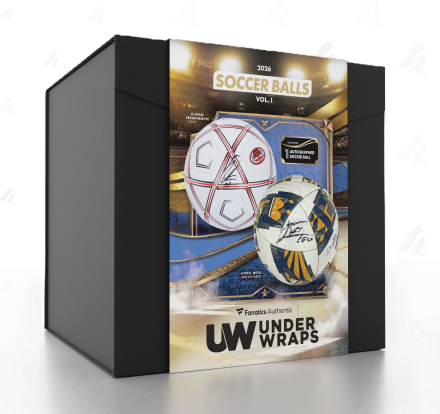 Fanatics Authentic Under Wraps 2026 Soccer Balls Vol. 1