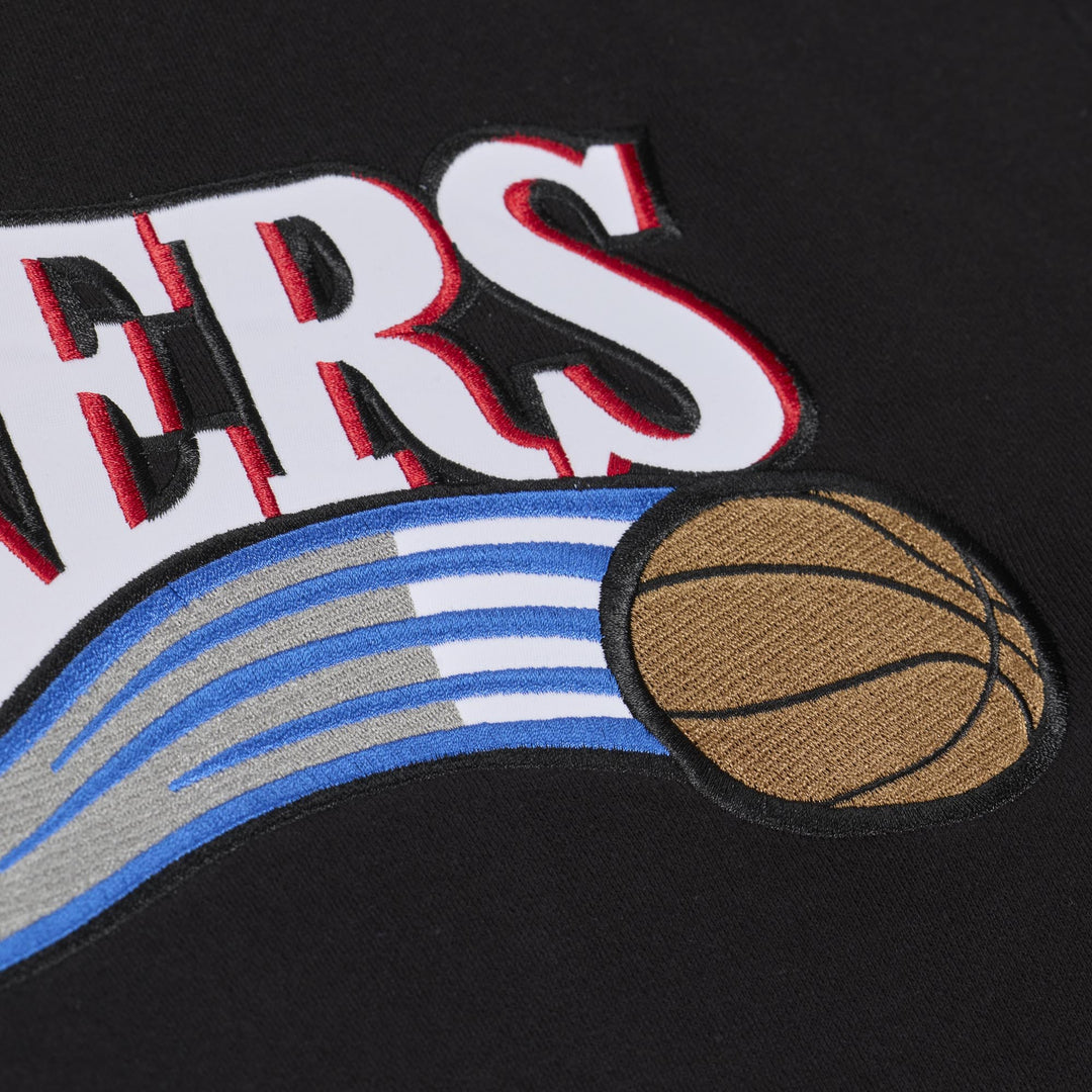 Philadelphia 76ers Allen Iverson NBA Player Fleece Hoodie Mitchell &amp; Ness Black