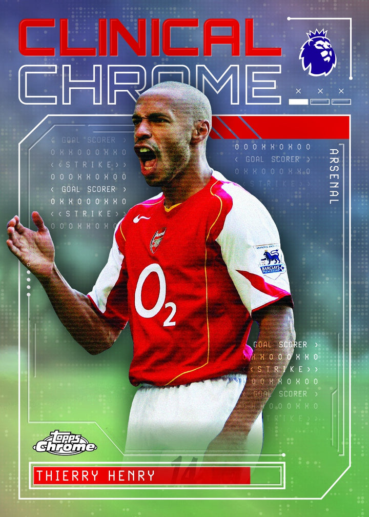 2025-2026 Topps Chrome Premier League Chrome Tin