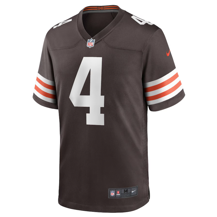 Deshaun Watson Cleveland Browns Home NFL Game Jersey Nike