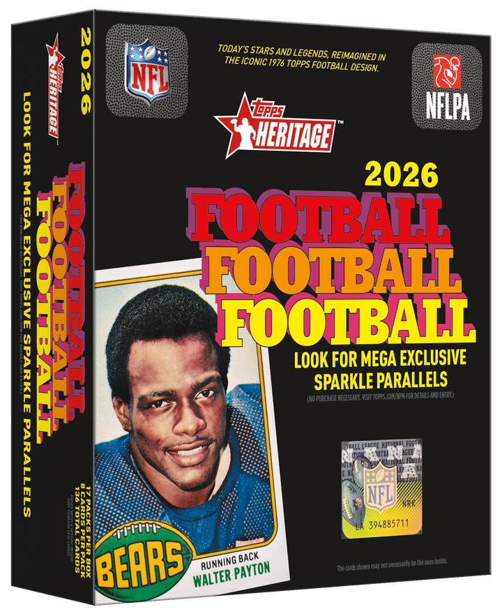 2026 Topps Heritage Football Mega Box (Pre Order)