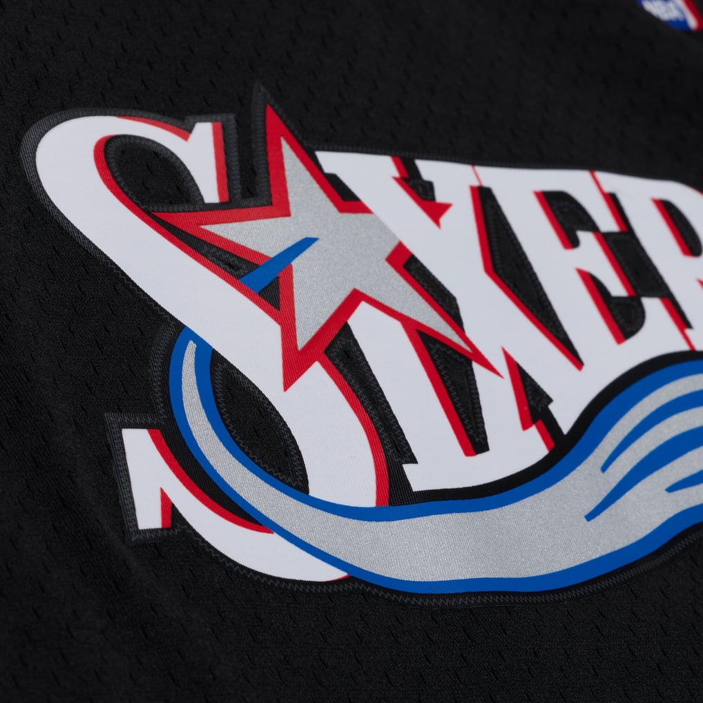 Allen Iverson Philadelphia 76ers 2000-2001 Road NBA Swingman Jersey Mitchell &amp; Ness Black