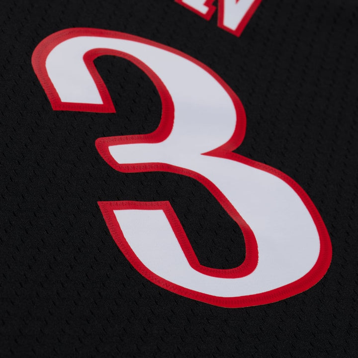 Allen Iverson Philadelphia 76ers 2000-2001 Road NBA Swingman Jersey Mitchell &amp; Ness Black