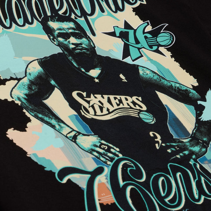 Allen Iverson Philadelphia 76ers NBA In the City Tee Mitchell &amp; Ness