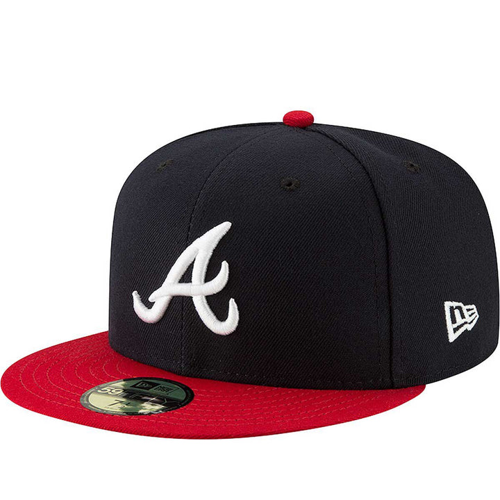 Atlanta Braves AC Perf 59FIFTY Fitted New Era Navy/Red