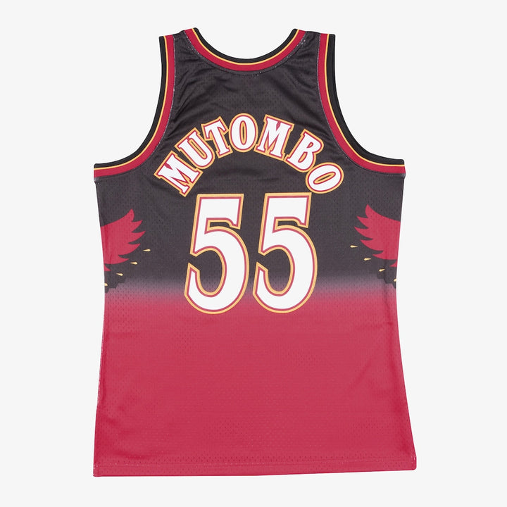 Dikembe Mutombo Atlanta Hawks NBA Swingman Road Jersey 1996-97 Mitchell &amp; Ness